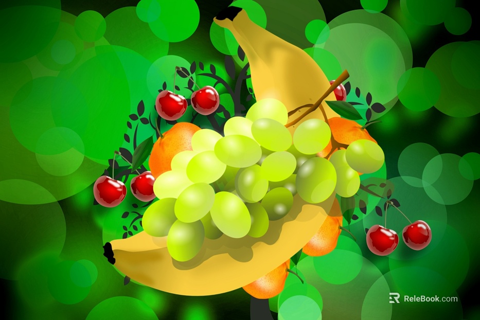 cartoon painting texture