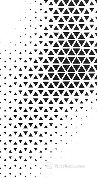 Black and white triangle pattern texture