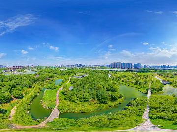 HDR City Eco Park Panorama texture (ID:ffach205803)