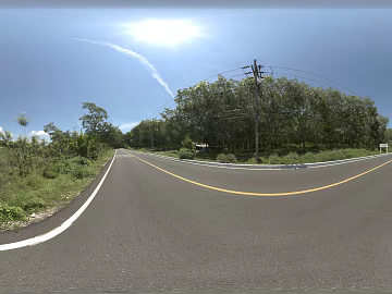 outdoor roadside forest landscape daytime hdr texture (ID:ffabg52011)