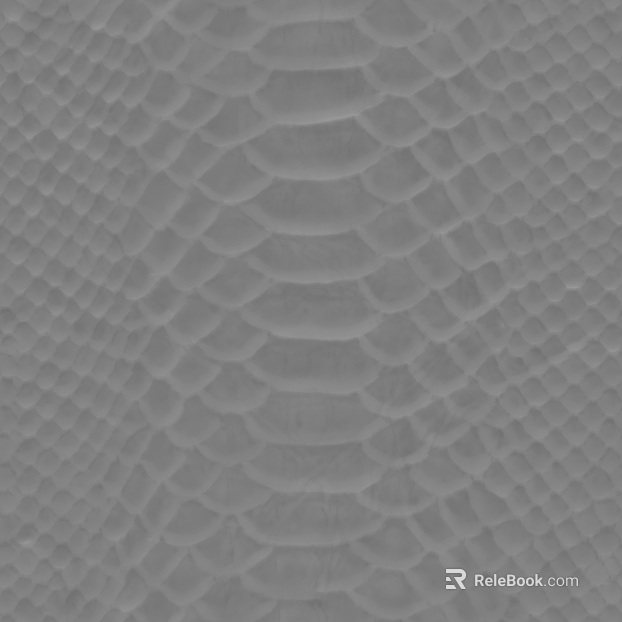 Grey Snake Leather Soft Bag Fabric texture