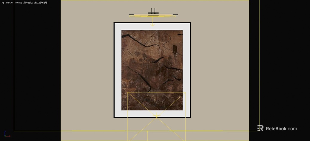 Tan abstract painting living room decorative painting texture