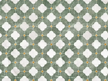 Gray Green Bottom White Tile Kitchen and Bathroom Wall Tile texture (ID:ffaeh722289)