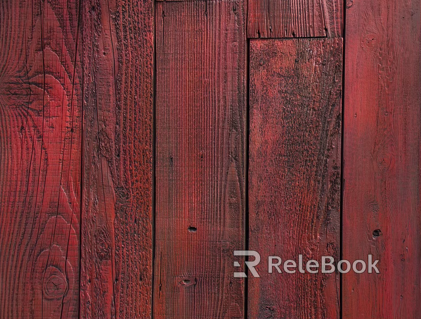 Wood floor, big red wood board texture