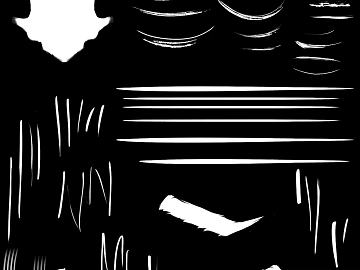 Black and white brush design material texture (ID:ffaeh381296)