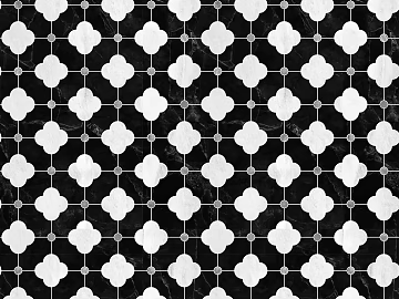 Middle Ancient Retro Black and White Tiles texture (ID:ffach466705)