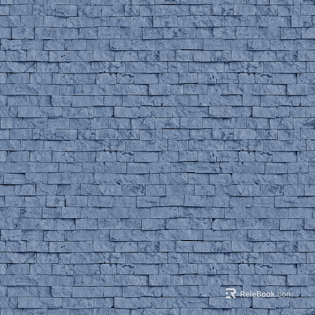 Brick wall blue staggered brick wall texture