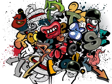 cartoon painting texture (ID:ffaag32881)