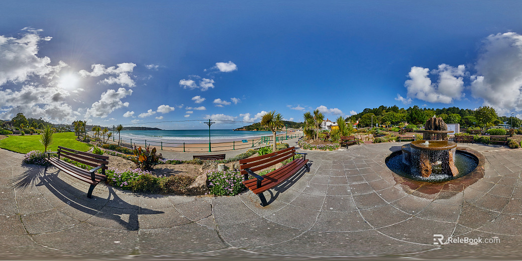 Outdoor seaside HDR texture