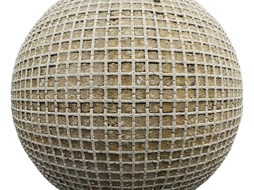 Grass-planting Brick PBR texture (ID:ffach596481)