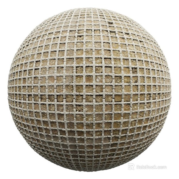 Grass-planting Brick PBR texture