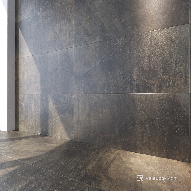Dark gray antique tile wall ground universal texture