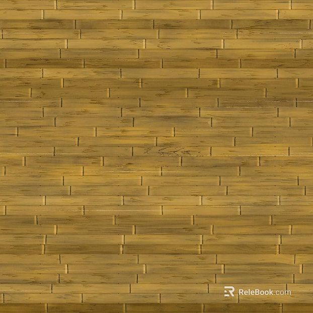 Yellow Brown Bamboo Wooden Panel Wall Decoration texture