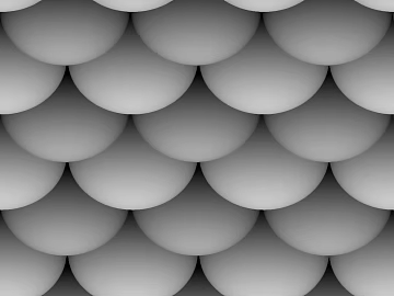 Scale black and white bump 3d model