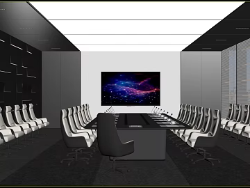 Modern wind office conference room scene texture (ID:ffaeh524556)