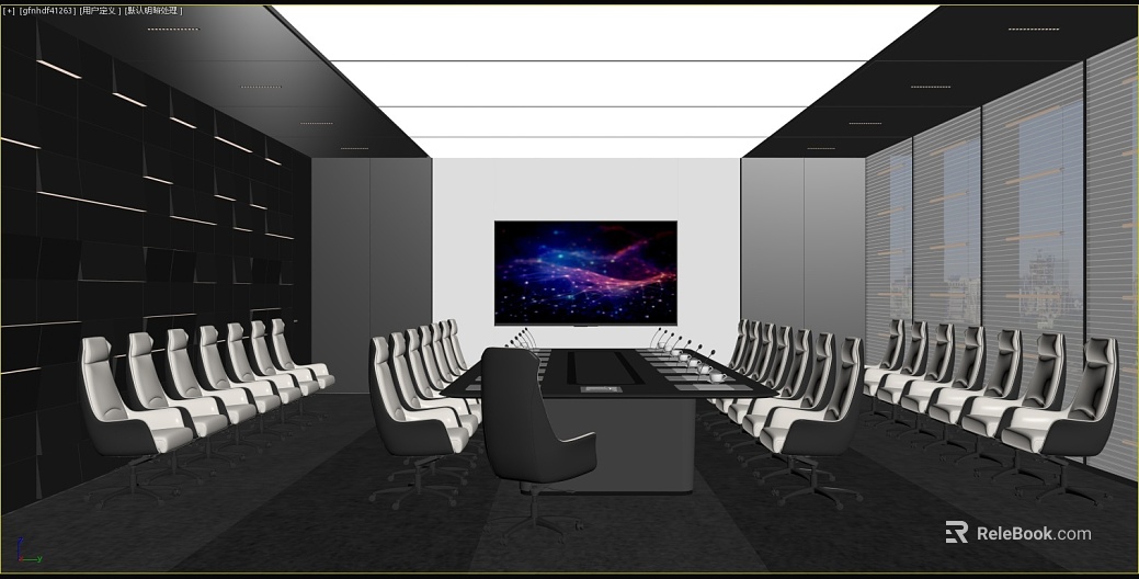 Modern wind office conference room scene texture