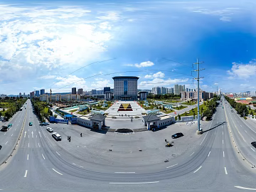 HDR city road traffic panorama texture (ID:ffach688103)