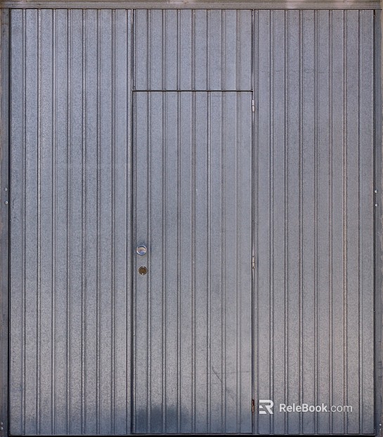 Metal door texture