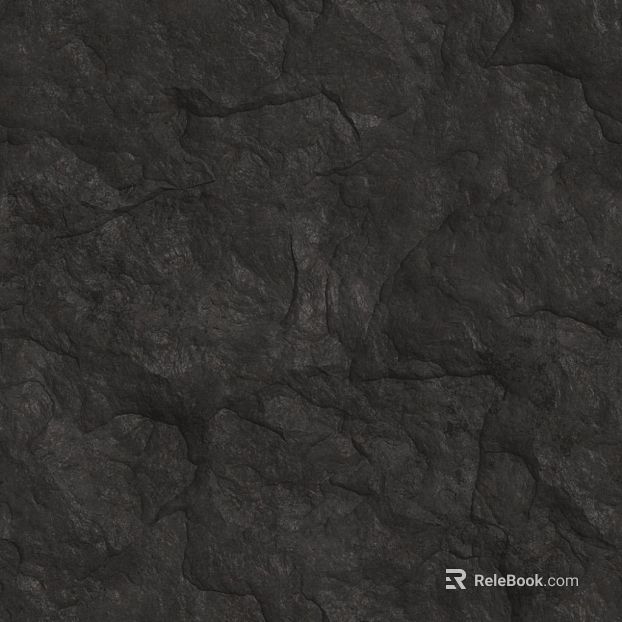 Dark gray rock outdoor wall surface texture