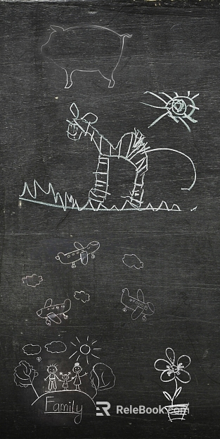 blackboard painting texture