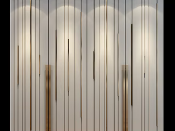 Modern light-gray wainscoting for the living room feature wall texture (ID:ffaeh911336)