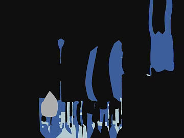 Dark Blue Abstract Urban Night Scene Decorative Painting texture (ID:ffaeh826346)
