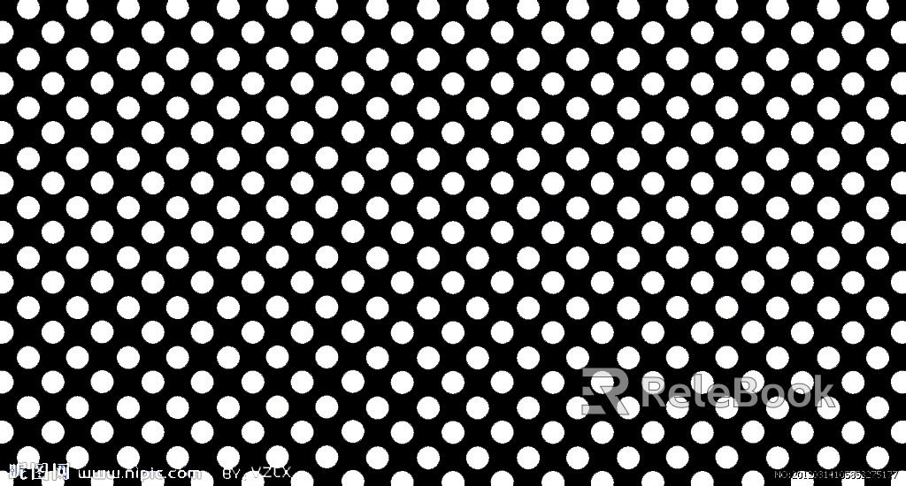 Perforated plate texture