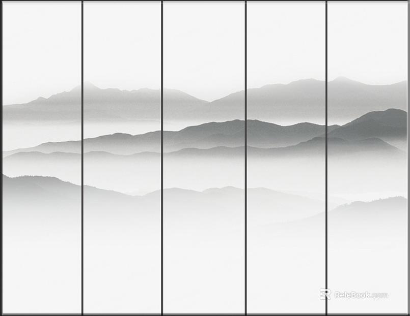 landscape painting texture