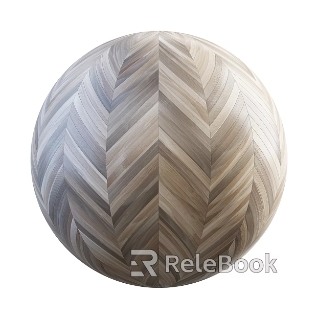 Fish bone wood floor PBR texture