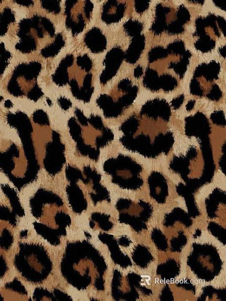 European-style Suede Leopard Print Fabric texture