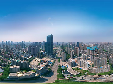 HDR urban ecological greening panorama texture (ID:ffach885003)