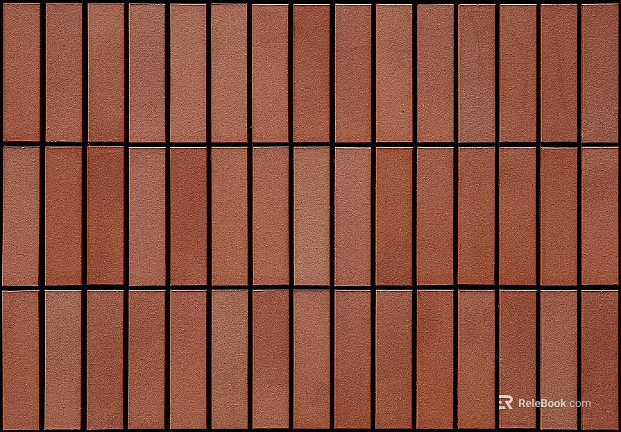 brick wall red rectangular tile texture