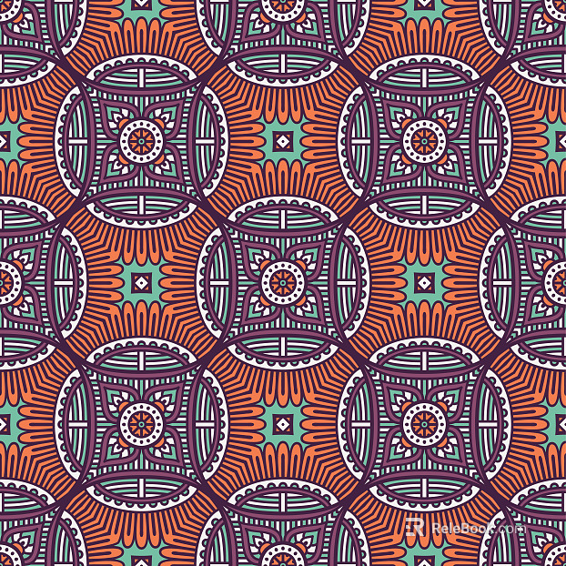 Ethnic Style Wallpaper Mural Wallpaper Wall Cloth Fabric Cloth Pattern texture
