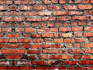 Brick wall Post-war wind red brick cement wall texture (ID:ffaeg26613)