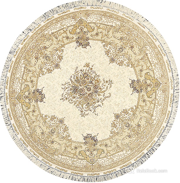 Round carpet texture