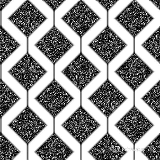Black and white geometric pattern ceramic tile kitchen and bathroom wall tile texture