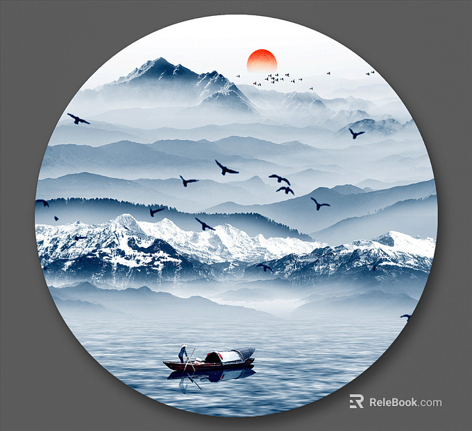 landscape painting texture