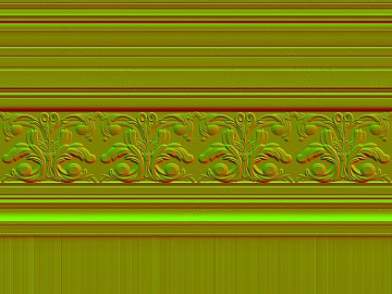 Yellow-green European-style carved wall molding texture (ID:ffaeh378239)