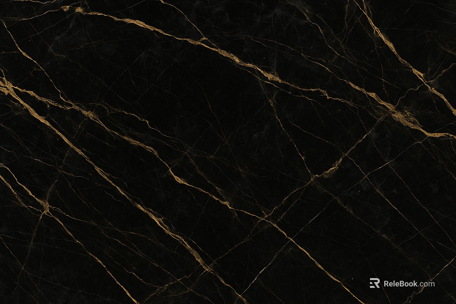 Black Luxury Stone Flow Gold Marble texture