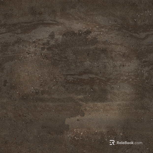 Dark brown cement earth ground texture