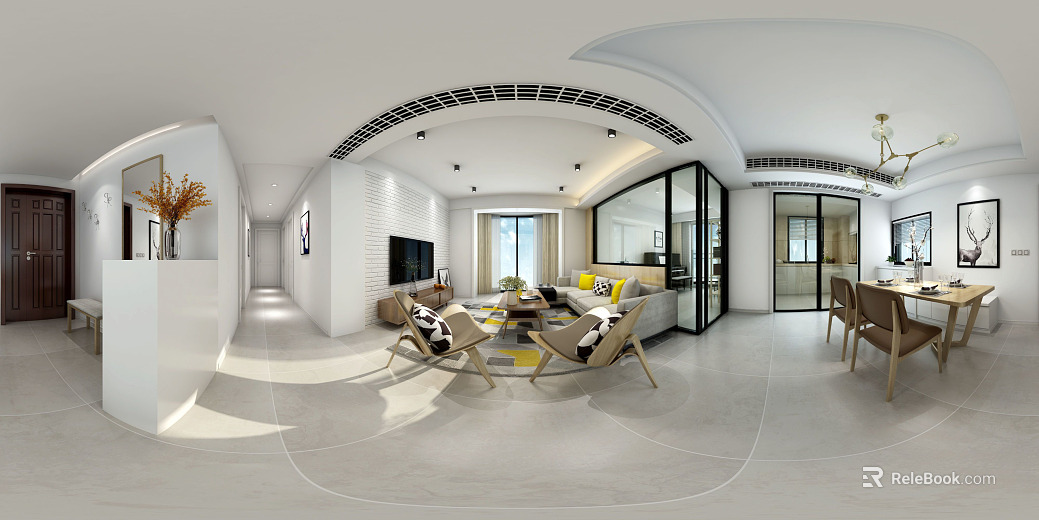 Modern Apartment Indoor HDR texture