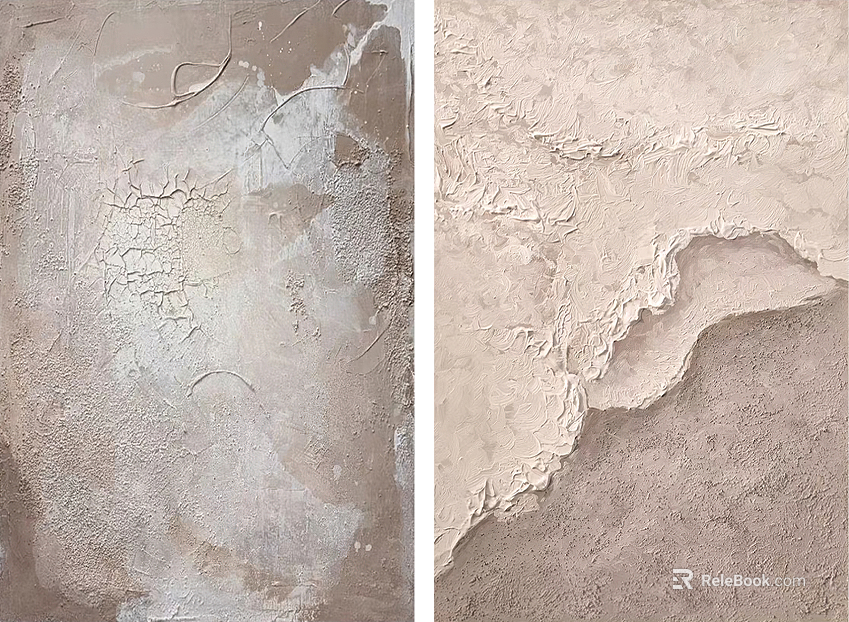 three-dimensional physical painting texture