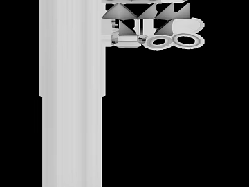 White building beam column member 3d model