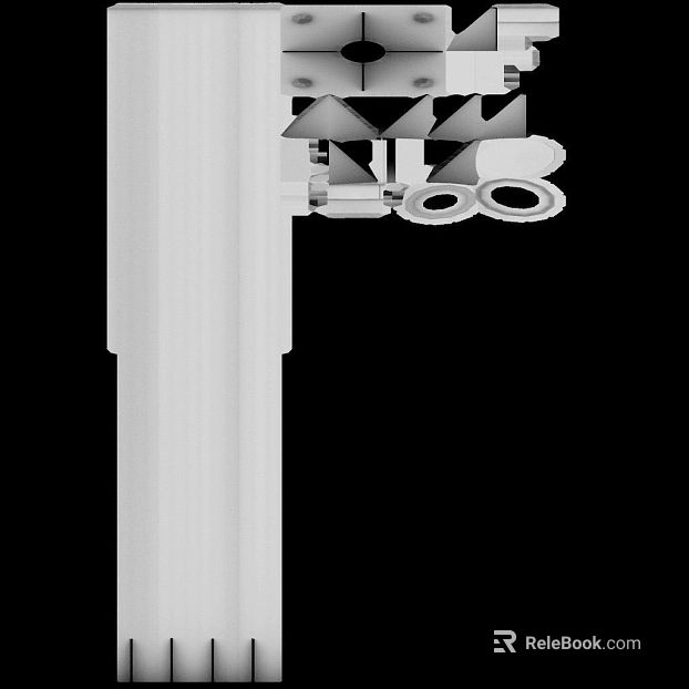 White building beam column member texture
