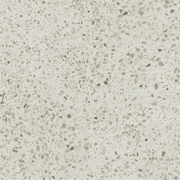 terrazzo rice white solid color quartz stone texture