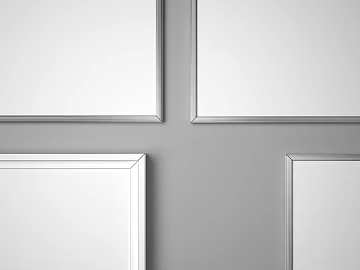 Simple white and gray photo frame wall decoration texture (ID:ffaeh257056)