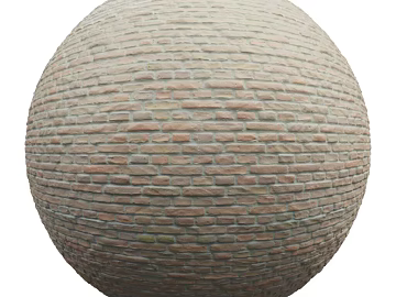 Brick wall PBR texture (ID:ffach628981)