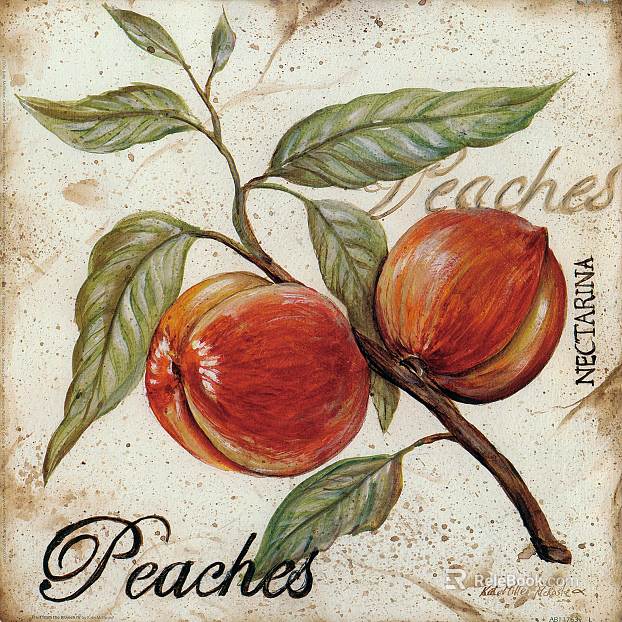 Plant painting texture