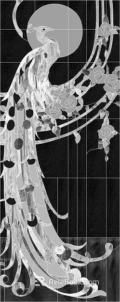 black and white painting texture