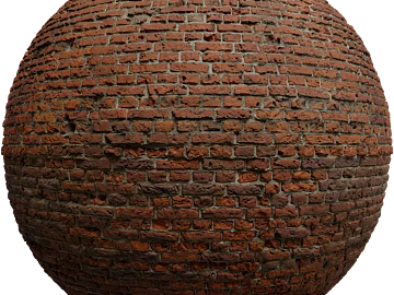 Brick wall PBR texture (ID:ffach358664)